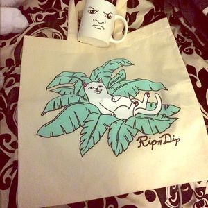 RipN Dip tote bag & mug