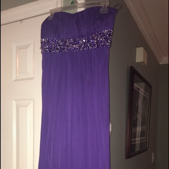 purple prom dress - Picture 2 of 5