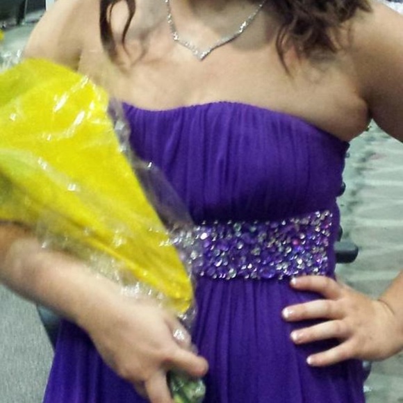 purple prom dress - Picture 3 of 5