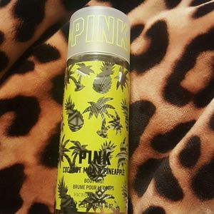 pink coconut milk and pineapple