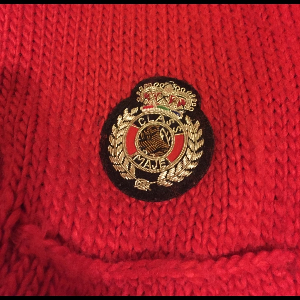 [SOLD]Maje Beautiful Red Sweater Cardigan - Picture 4 of 8