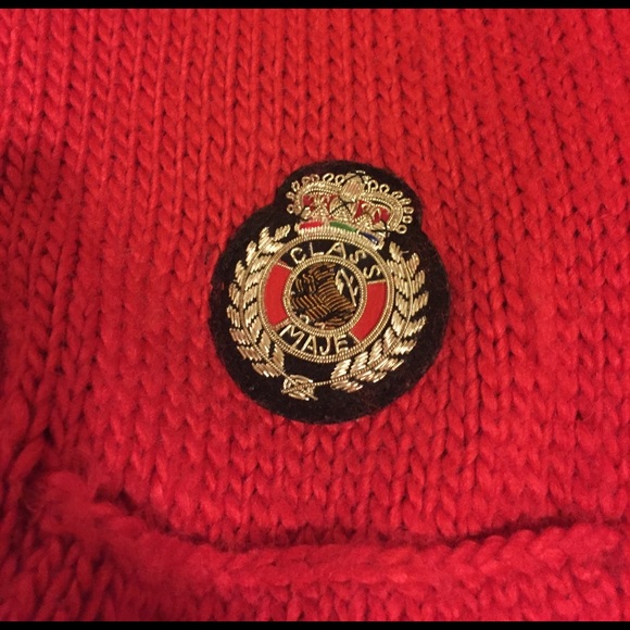 [SOLD]Maje Beautiful Red Sweater Cardigan - Picture 4 of 8