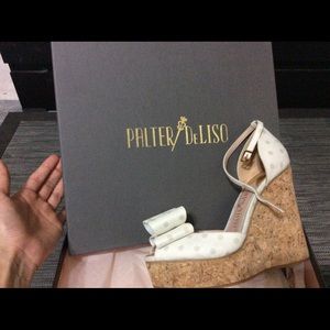 Sold ✅ PALTER DeLISO Wedges with bow size 7