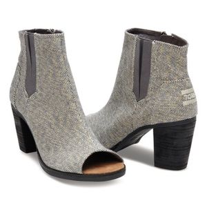 TOMS Majorca Peep Toe Bootie