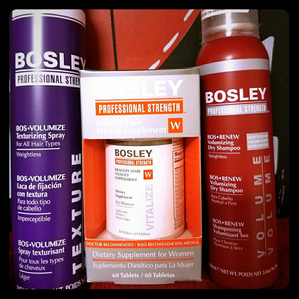 Bosley professional Hair care bundle for women