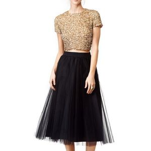 Badgley Mischka Gold Dusk Top