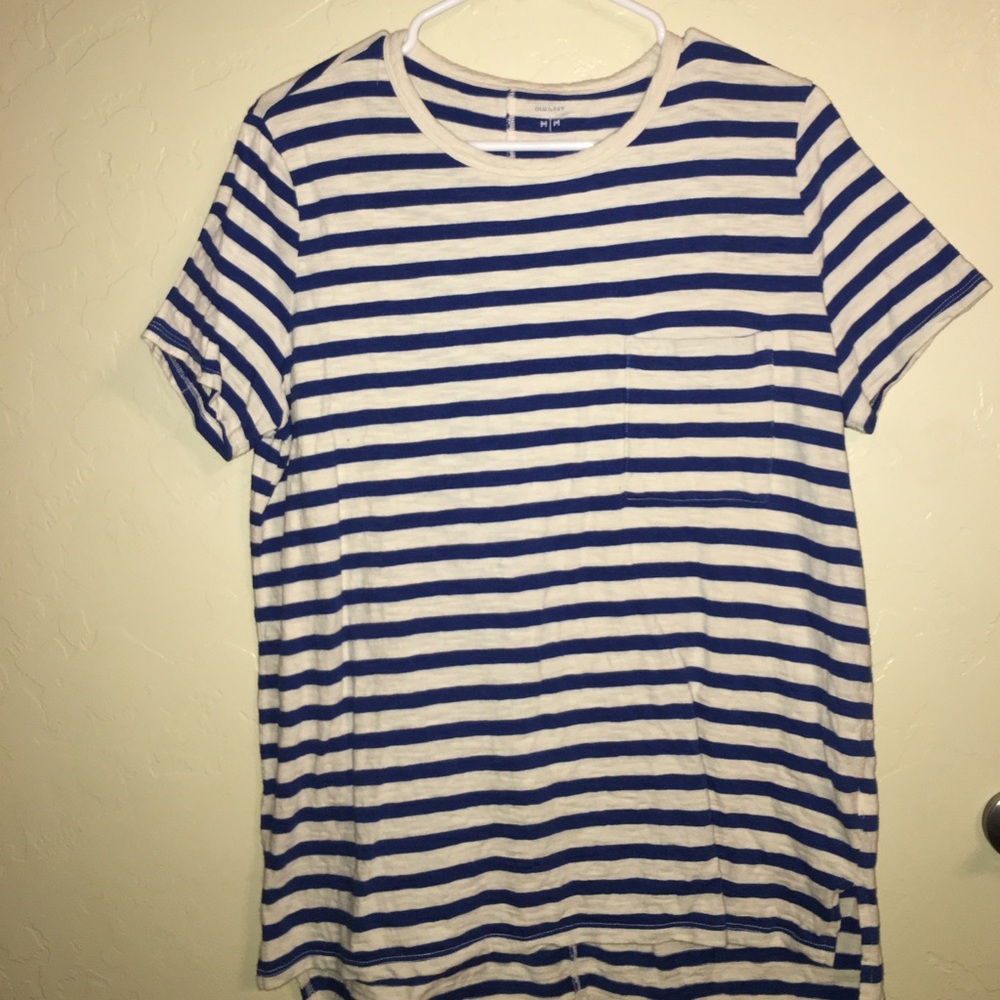 Old Navy Striped Pocket Tee