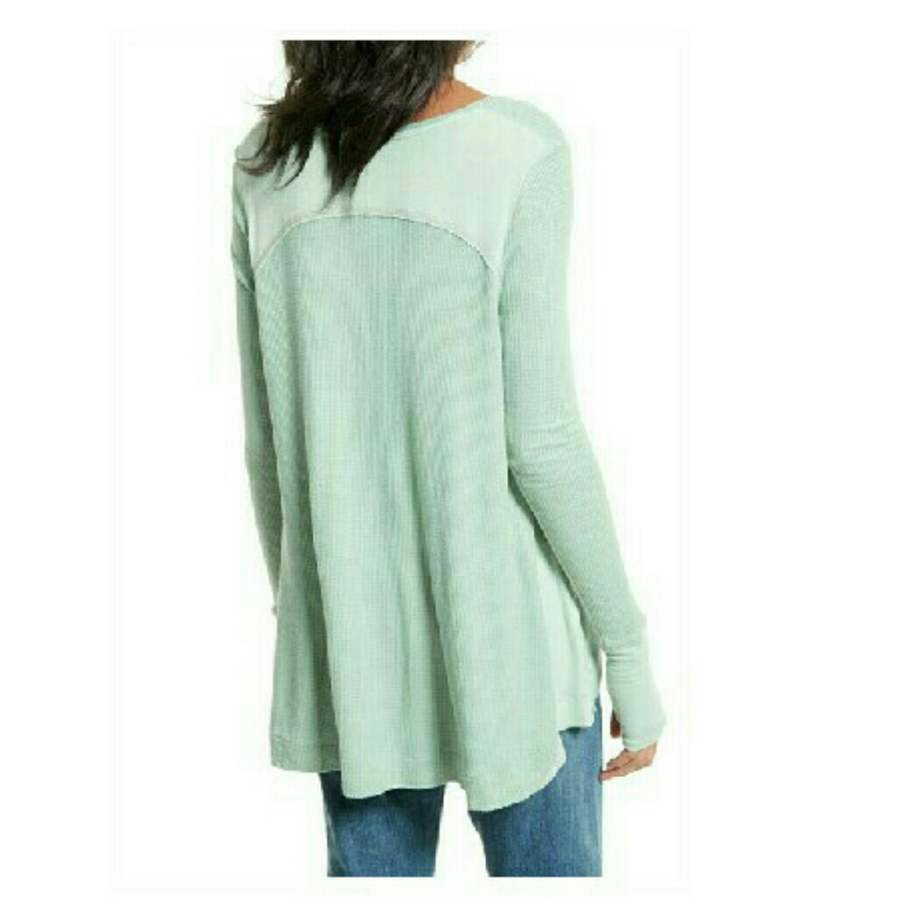 SALE   Free People  Malibu Thermal  Knit Shirt - Picture 2 of 4