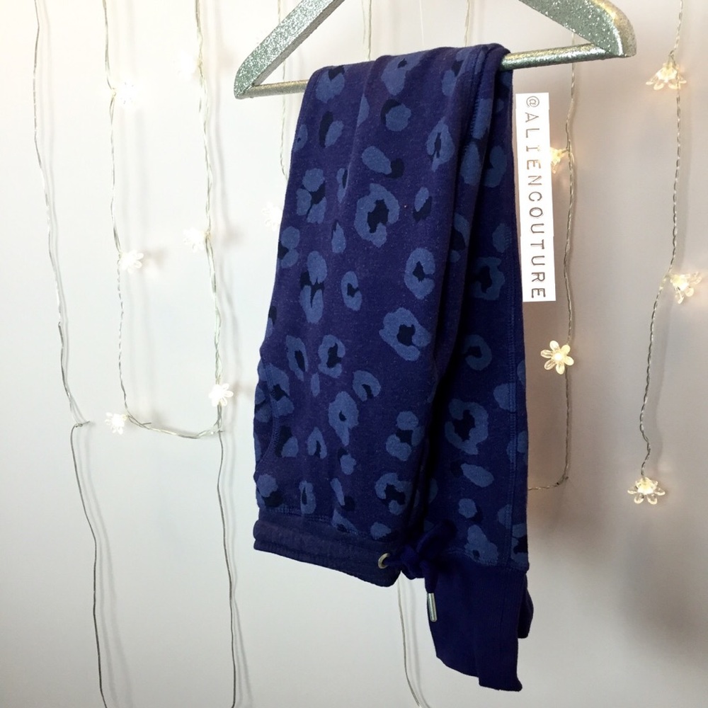 Zoe Karssen Leopard Print Sweat Pants $180 Retail! - Picture 6 of 8
