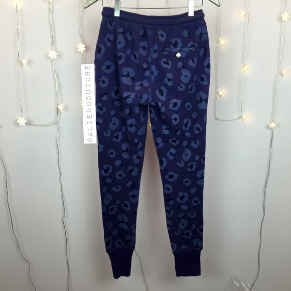 Zoe Karssen Leopard Print Sweat Pants $180 Retail! - Picture 2 of 8