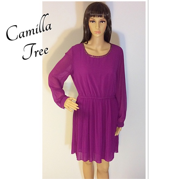 Camilla Tree Dresses & Skirts - CAMILLA TREE FUCHSIA DRESS