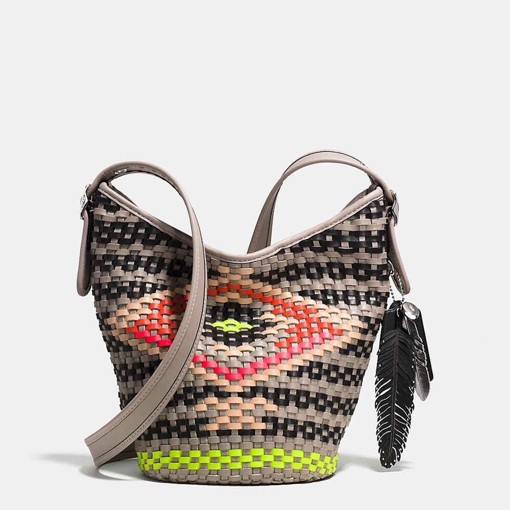 Coach "sliver dreamweaver" mini duffle