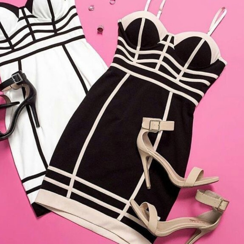 NASTY GAL Bustier Mini Dress
