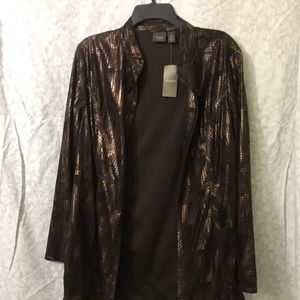 Chico's travelers collection jacket Sz: 2