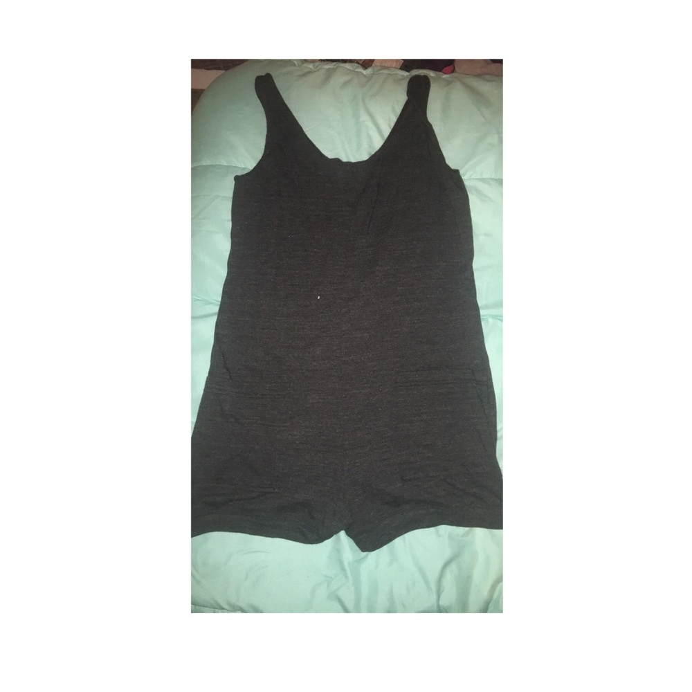Gray romper/jumper