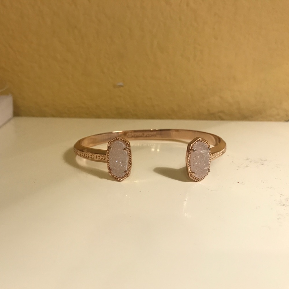 Kendra Scott Elton Gold Bracelet: Iridescent Drusy
