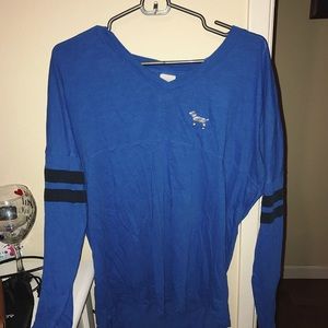 PINK long sleeve with bedazzled back lettering