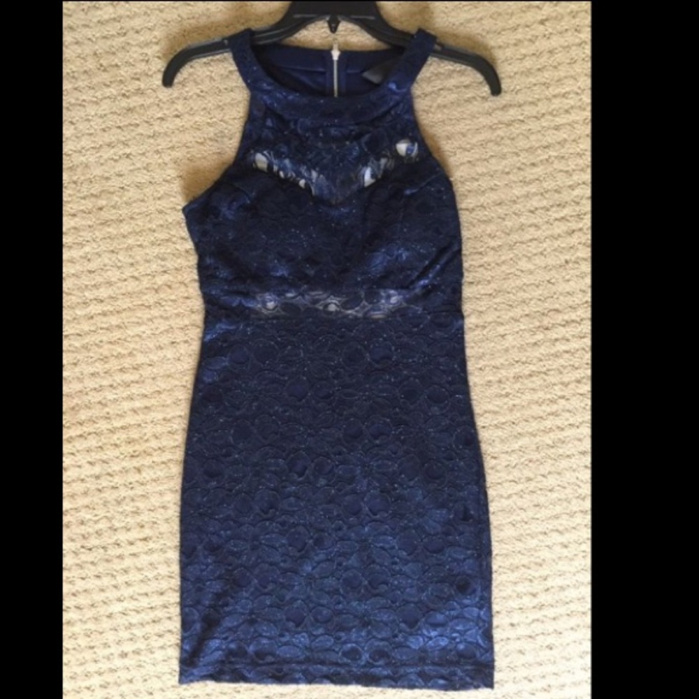 Navy Blue Formal Dress