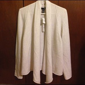 Aqua Cashmere Draped Cardigan
