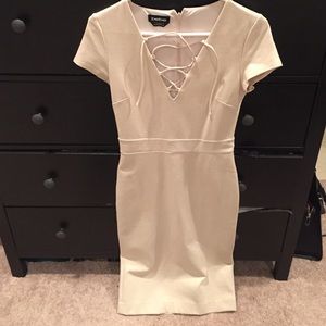 Bebe lace up dress NWOT