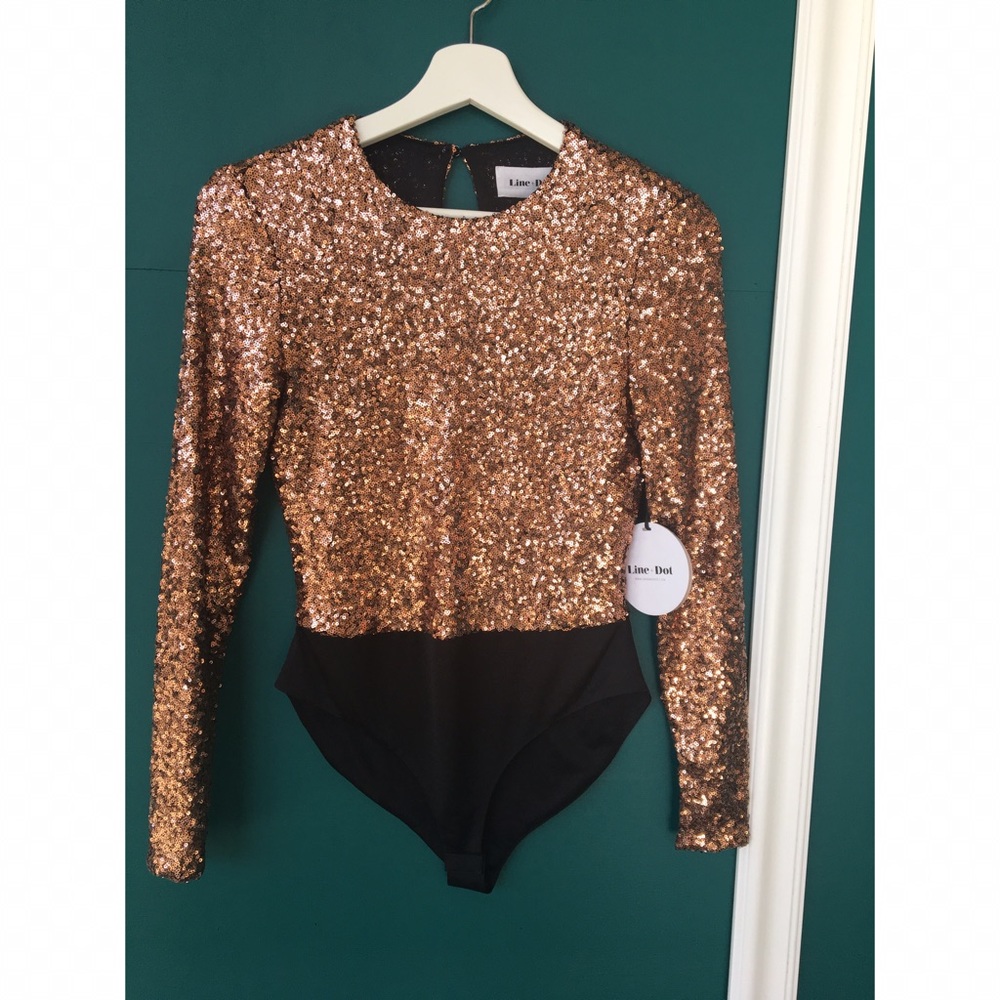 Sequin body suit