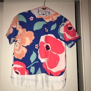 Kate Spade Bloom Crop Blouse