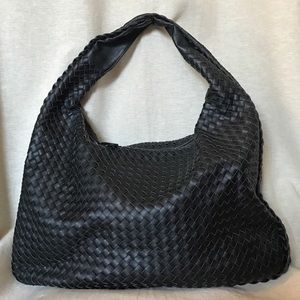 Black Vegan Leather Bag