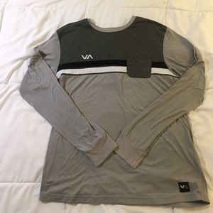 RVCA Long Sleeve Pocket Tee Shirt