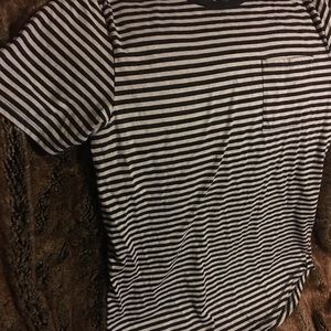 Scallop cut ,long t shirt