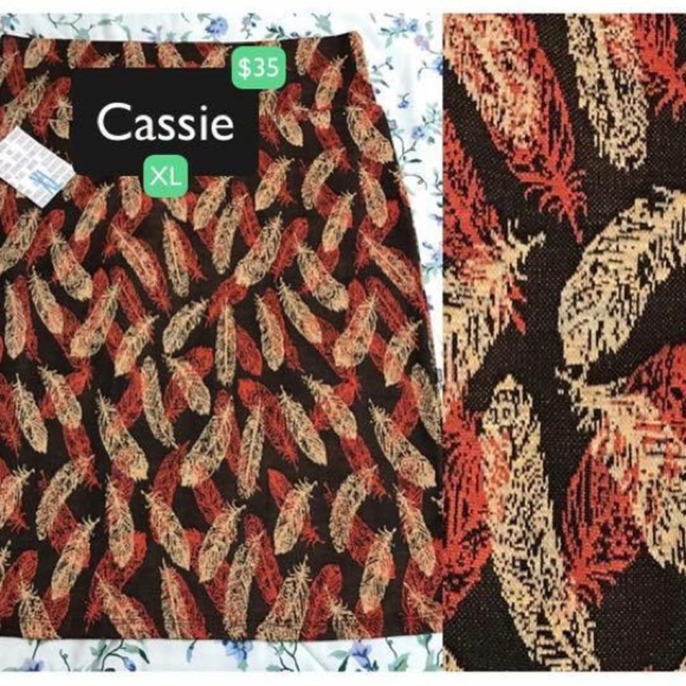 LuLaRoe Cassie skirt x-large