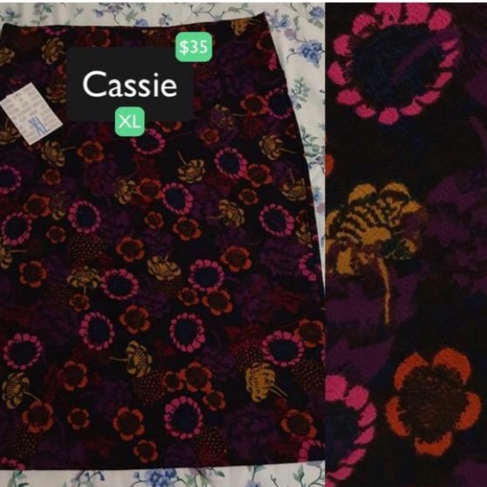 LuLaRoe Cassie skirt x-large