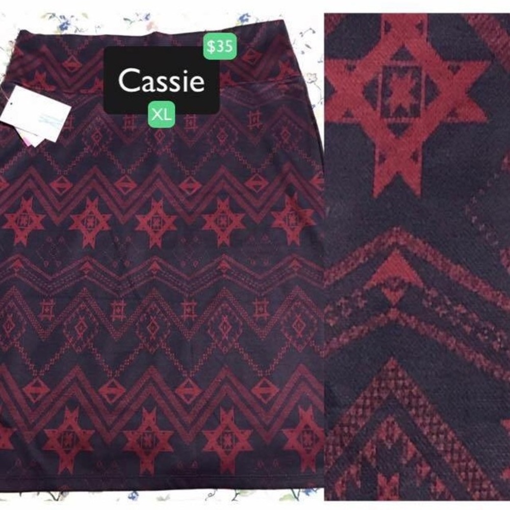 LuLaRoe Cassie skirt x-large