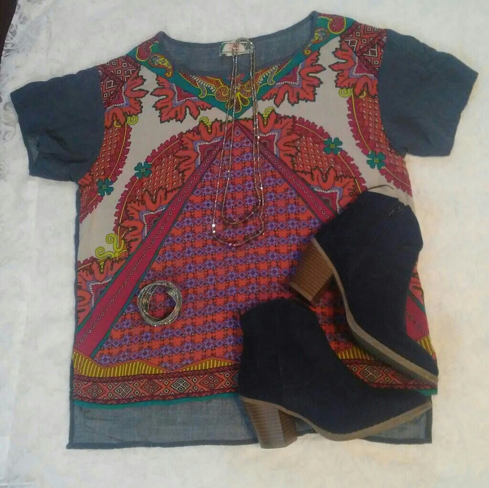 Anthropologie flying tomato shirt