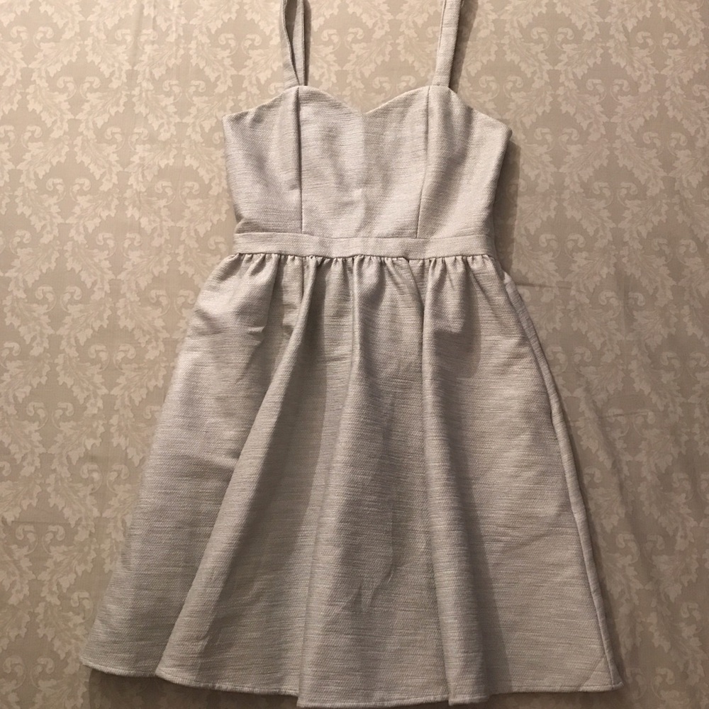 Paper Crown grey fit and flare.