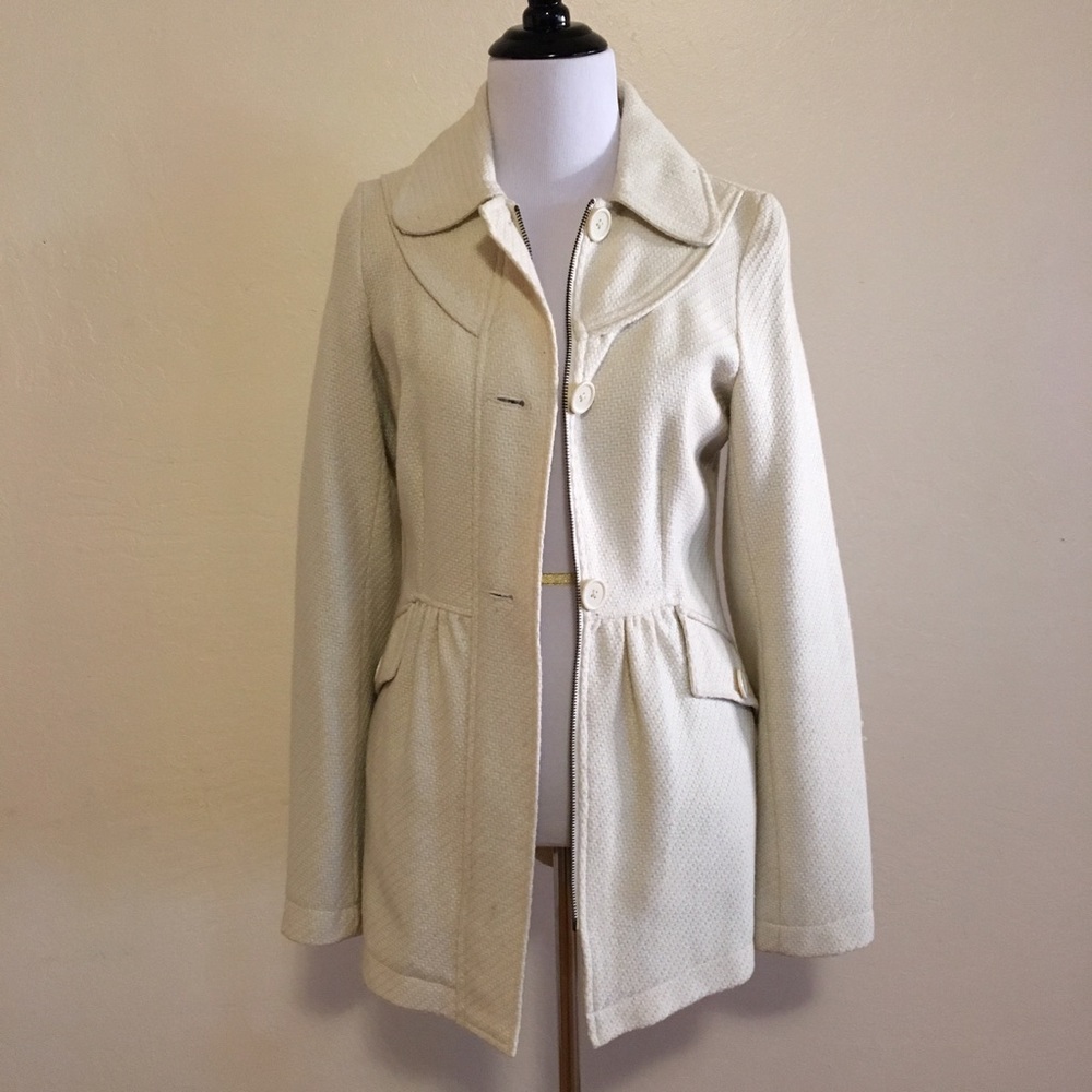 SALE! Billabong off-white peacoat