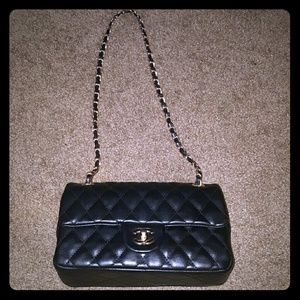 ⛤SALE⛤Quilted Black Chanel Inspired Purse