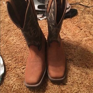 Men's square toe boots