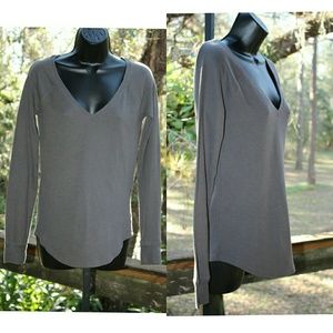 Gray Victoria Secret long sleeved top
