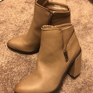 Taupe Ankle Booties
