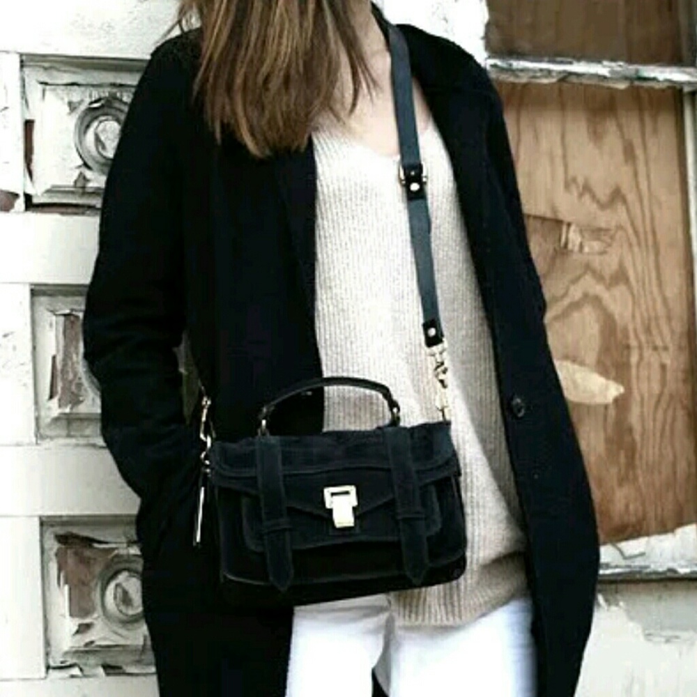 ❌SOLD❌Proenza Schoulder PS1 Tiny Suede Bag - Picture 1 of 8
