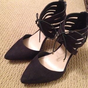 Brand New Lane Bryant Black Heels 8w