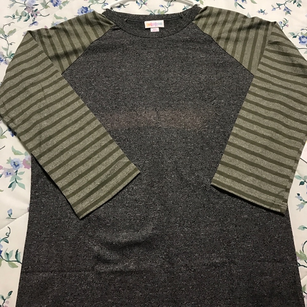 LuLaRoe Randy top xs 3/4 sleeve baseball tee