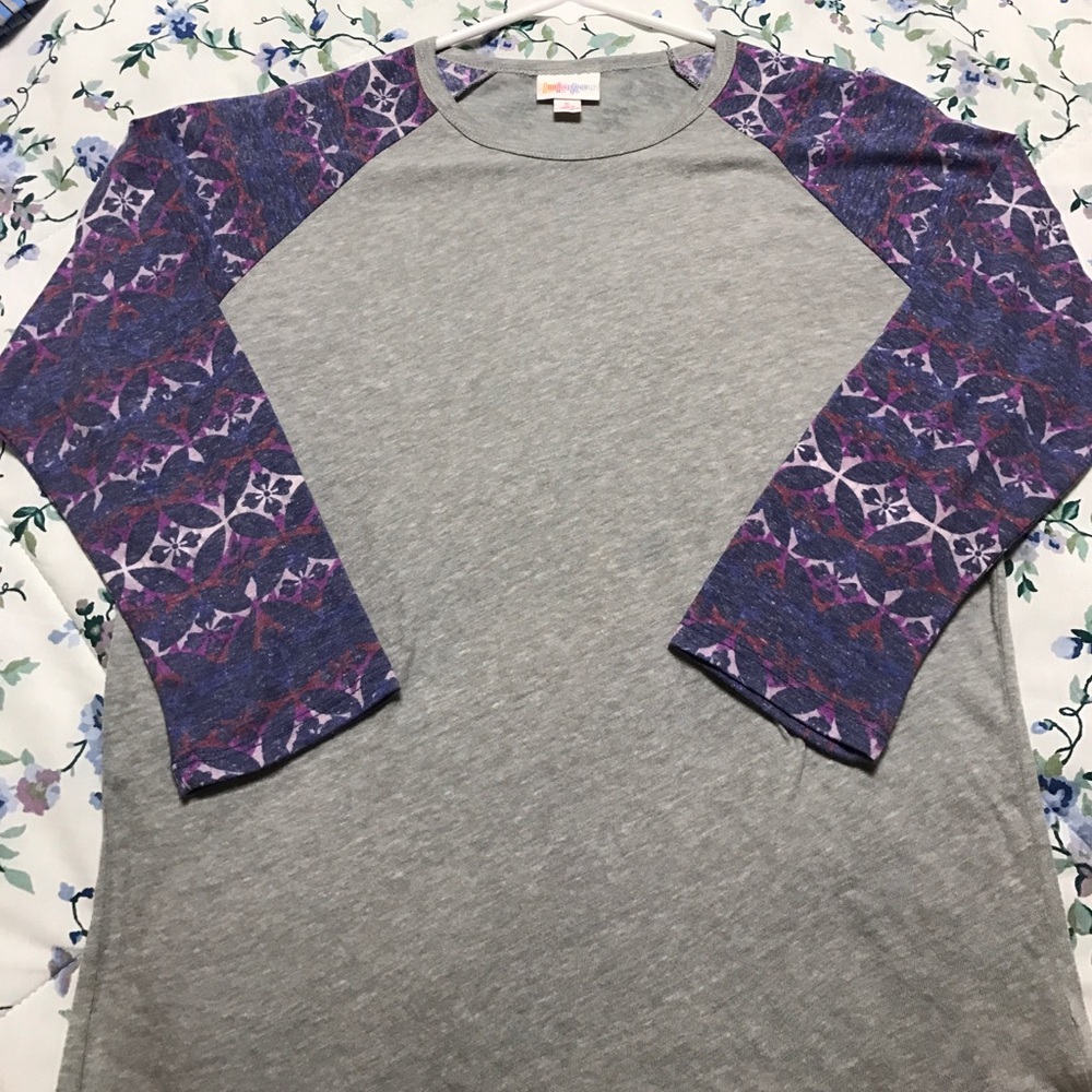 LuLaRoe Randy top s 3/4 sleeve baseball tee