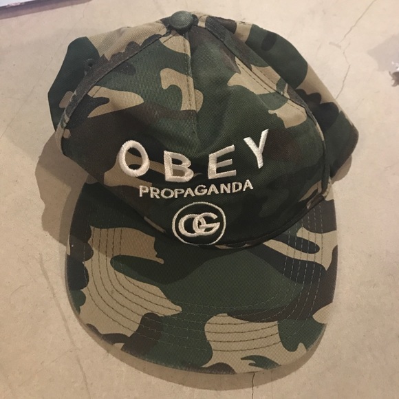Obey Accessories - OBEY camo snapback