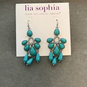 Lia Sophia drop ear rings