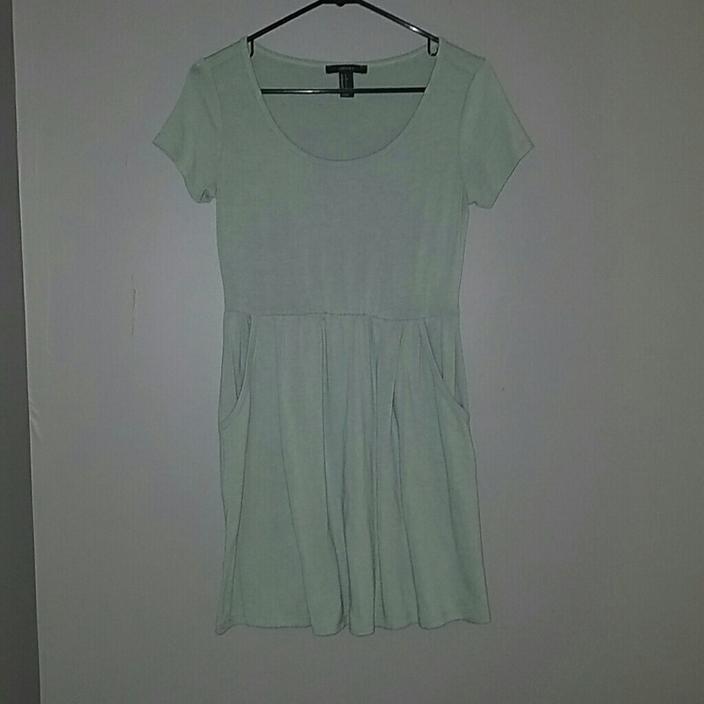 Sage Green T-shirt Dress