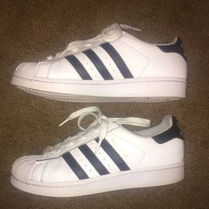 Super star adidas White and black