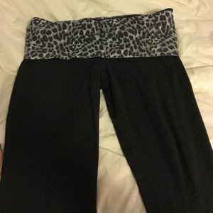 Victoria's Secret pink flare yoga pants