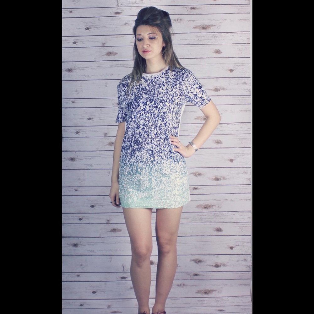 SOLD ZARA Squamous Dress🆕