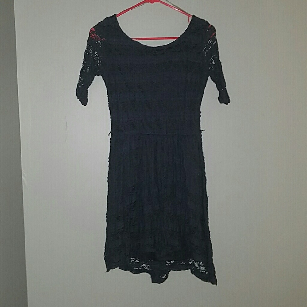 Lace Asymmetrical High Low dress